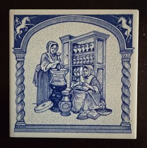 Vintage Delft Tile